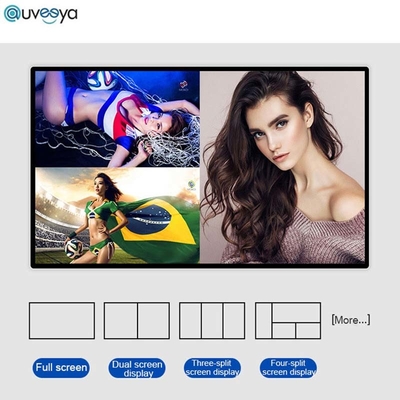 Interaktywne wewnętrzne komercyjne wyświetlacze Digital Signage USB 55 cali