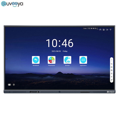 16 GB Multi Touch LED Cyfrowy interaktywny płaski wyświetlacz 75 cali do szkoły