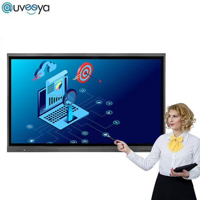 Interaktywny panel tablicy z ekranem dotykowym LED 4K na podczerwień OEM